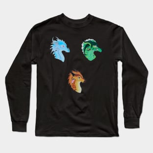 Sad Trio Sticker Pack Long Sleeve T-Shirt